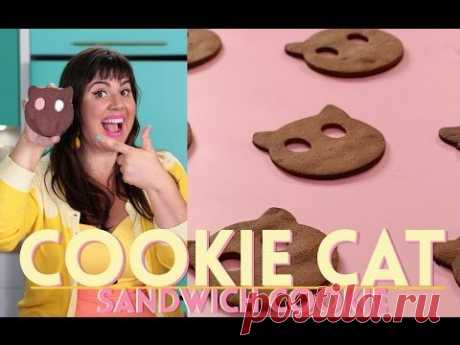 COOKIE CAT SANDWICH COOKIE- BEST HOMEMADE ICE CREAM EVAH! - YouTube