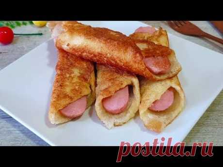 МИНУТНАЯ ВКУСНОТА НА ЗАВТРАК! Готовлю всегда вместо бутербродов!