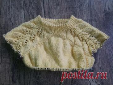 Crochet openwork sweater free pattern