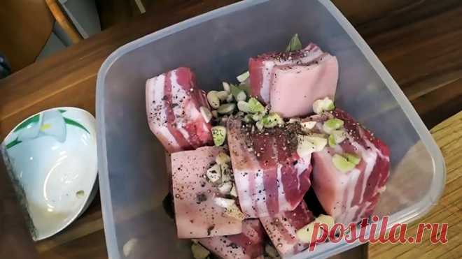 Сало в рассоле, неповторимый вкус знакомый с детства
