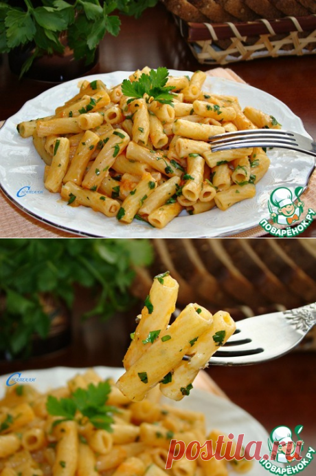 Макароны, тушенные в сковороде – кулинарный рецепт
