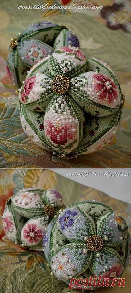 Вышитый шарик Just Nan Leafball.