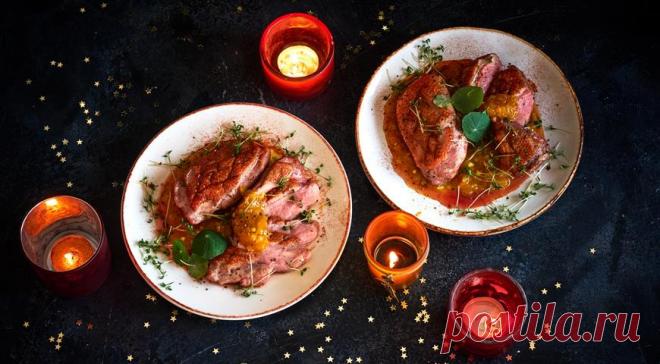 Утиные грудки в апельсиновом соусе, пошаговый рецепт с фото