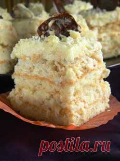 Пирожное "Белый кокос"