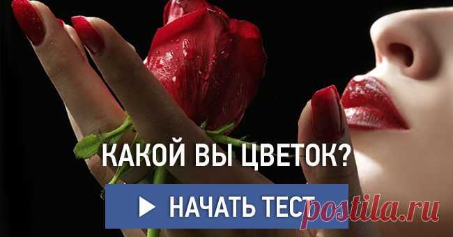 Какой вы цветок?