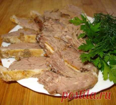 Буженина  из говядины  в мультиварке