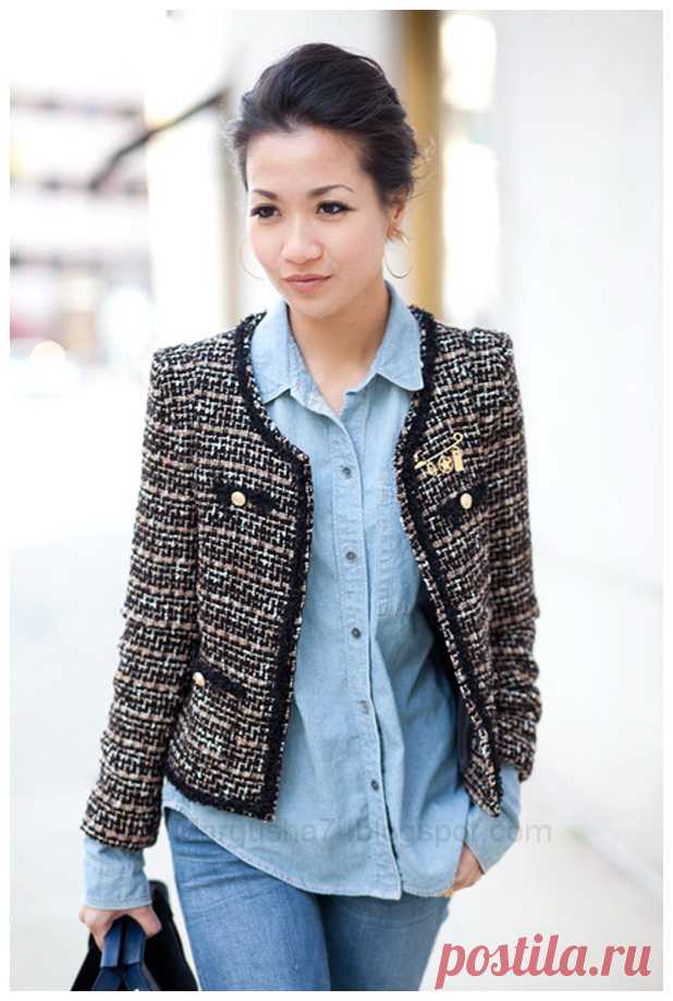 Коробка увлечений: Имитация тканого полотна.Модели одежды