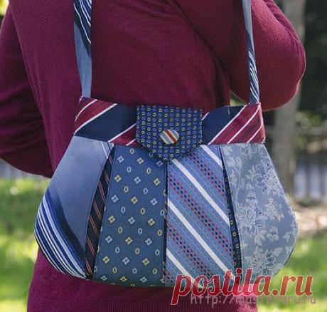 Что можно сделать из мужских галстуков?