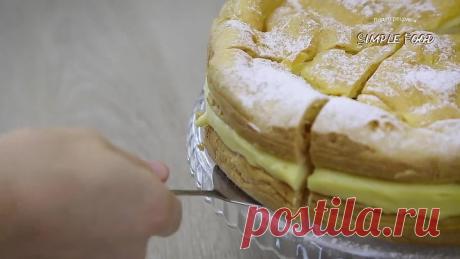 ПРОСТОЙ и ВКУСНЫЙ рецепт! ТОРТ - ЭКЛЕР. Торт Карпатка!