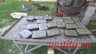 Как правильно изготовить тротуарную плитку. Читайте! Привлекательность тротуарных плиток собственного изготовления. Как правильно приготовить бетон для плиток и как изготовить сами плитки