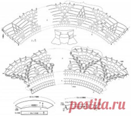 Ажурный отложной воротник