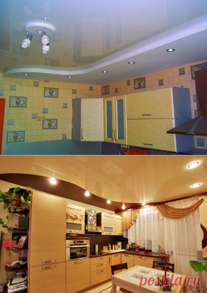 Как визуально увеличить высоту потолка на кухне и поднять его?
