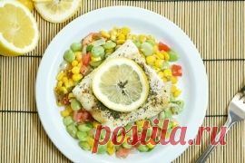 Летний вкусный и очень полезный салатик с фасолью и кукурузой