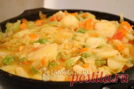 Овощное рагу из кабачков, картошки и капусты — рецепт с пошаговыми фото и видео