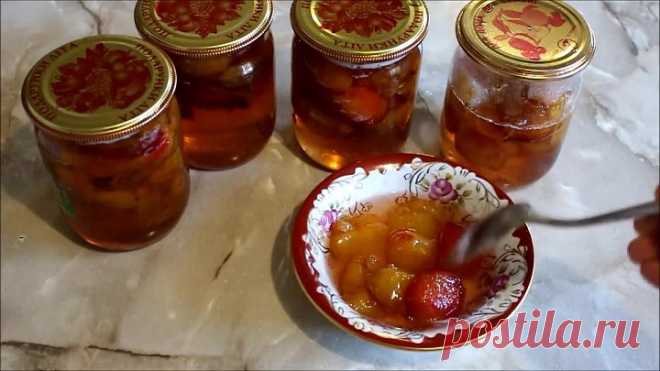 Слива в собственном соку с сахаром консервация