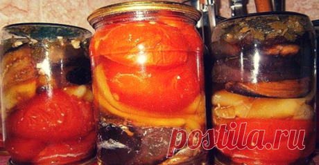 Овощная закуска на зиму. Целую баночку я съедаю сама