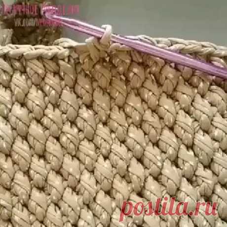 Ручки вяжут и шьют | Вязание и рукоделие Узор "Шишки" крючком

При выборе любой пряжи этот узор получается очень плотным. Первый ряд - установочный, состоит из столбиков без накида