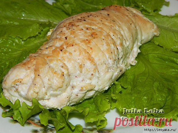 Нежные улитки из куриной грудки