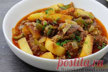 Рецепт: Азу с тушёнкой на RussianFood.com