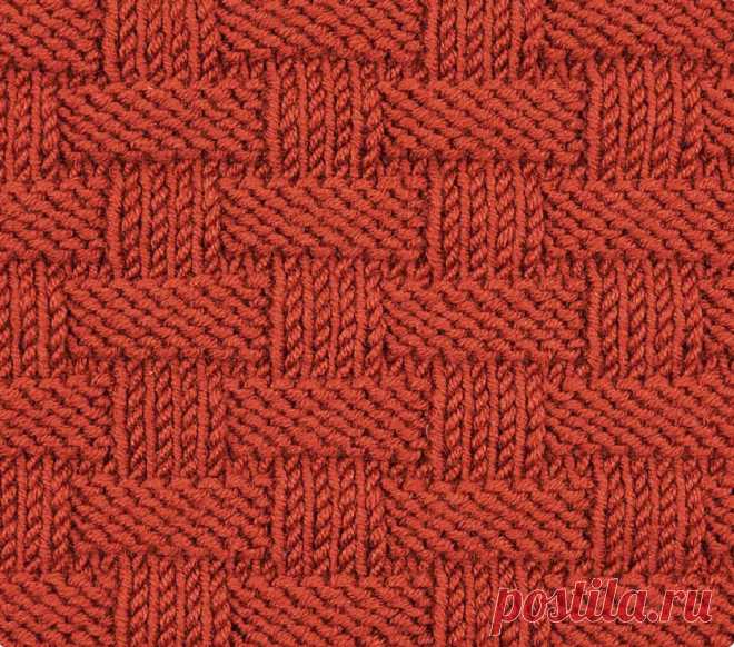 Узор «Плетенка» - схема вязания спицами. Вяжем Узоры на Verena.ru