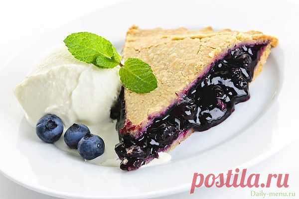 Пирог "Мои черничные ночи" - Daily-menu.ru