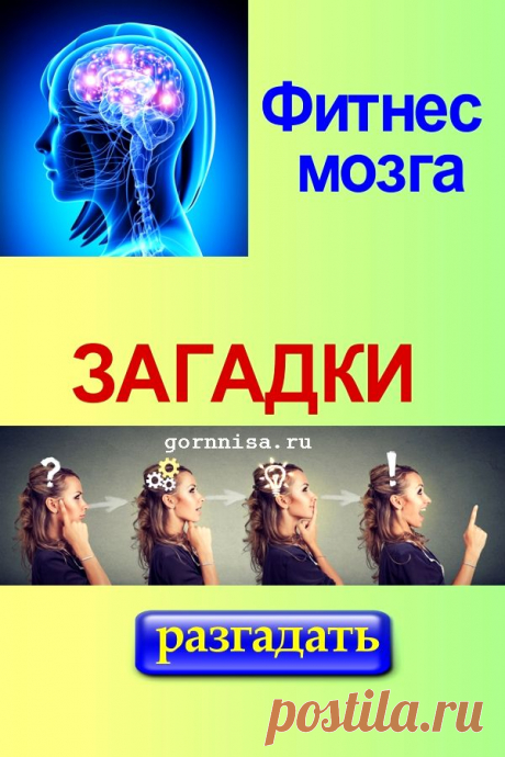 Фитнес мозга. Загадки | ГОРНИЦА