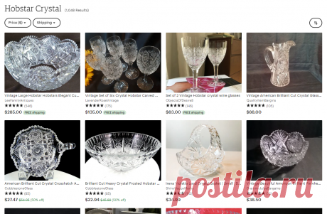 Hobstar Crystal - Etsy