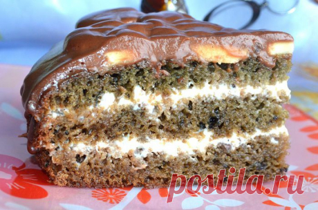 нежный, вкусный, влажный торт «Негр в пене»