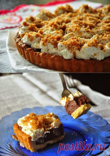 Lara's_Lazy_Kitchen: Тарт с шоколадным муссом (La crostata con mousse al cioccolato)
