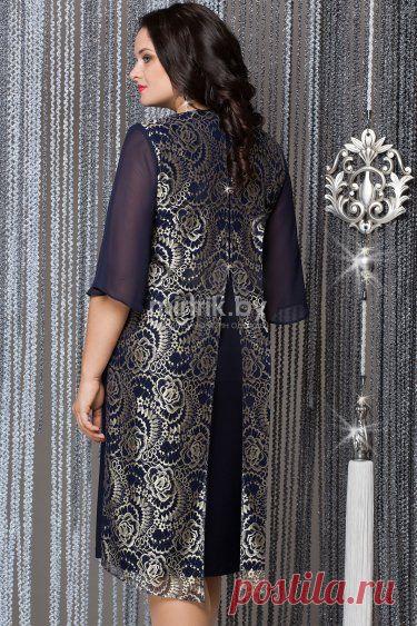 Купить Платья LeNata 11611 темно-синий в интернет-магазине размера 52, 54, 56, 58, 60, 62 | Швейная традиция