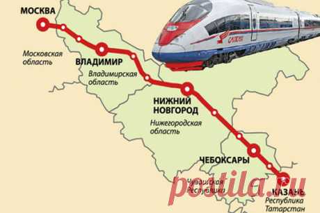 ВСМ Москва – Казань не будет. В России никогда не построят скоростных ж/д магистралей
