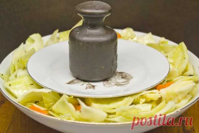Капуста маринованная быстрого приготовления. Пошаговый рецепт с фото - Ботаничка.ru