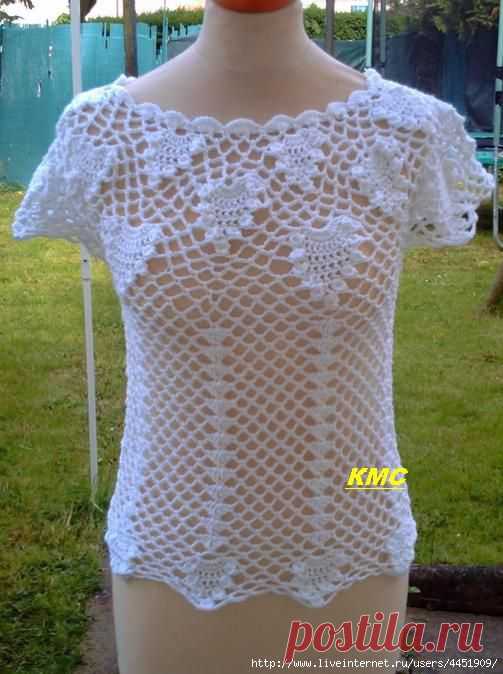 Кофточка "Виноградные гроздья".