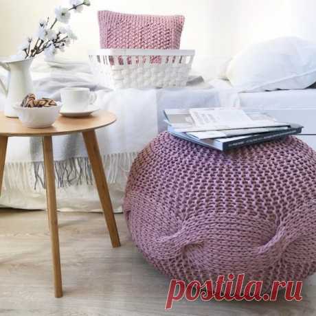 Вязанный декор — оригинальное дополнение к стильному интерьеру