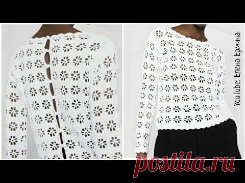 🔥🤩 КАКОЙ ЖЕ ОН КРАСИВЫЙ, ЭФФЕКТНЫЙ, НАРЯДНЫЙ! Глаз не оторвать! Давайте свяжем немедленно крючком