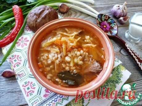 Толстые щи с квашеной капустой - кулинарный рецепт