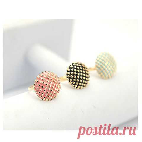 Корейской моды и прекрасной картины Dot Стиль оформлен палец кольцо (ASSIGN случайный цвет) | Sammydress.com, 58 рублей