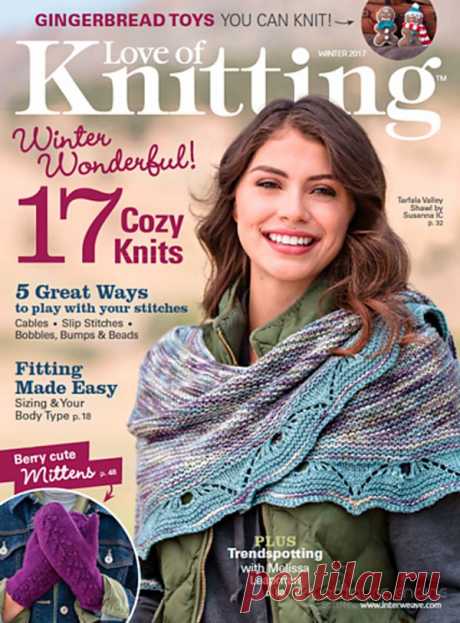 Журнал по вязанию Love of Knitting выпуск Зима 2017