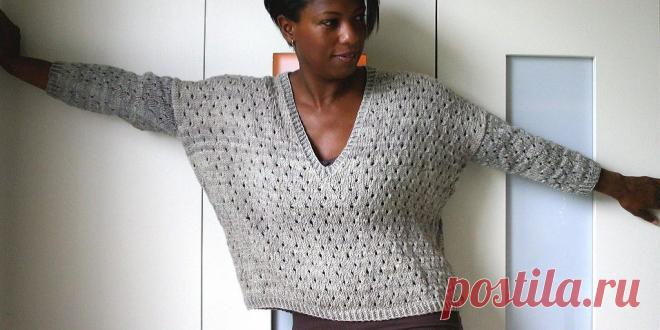 Пуловер свободного силуэта Buckshot - Вяжи.ру