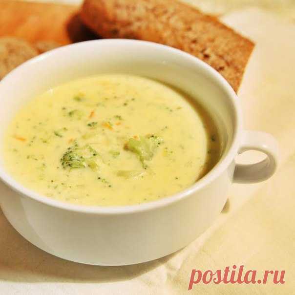 Сырный суп с овощами