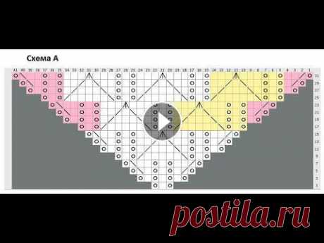 #30 ЧИТАЕМ СХЕМЫ ШАЛИ СПИЦАМИ.НАЧАЛО ВЯЗАНИЯ,ЛЕНТОЧКА.Перезагрузила видео. Читаем схемы шали спицами,начало вязания,ленточка. Видео для тех,кто только начинает учиться вязать спицами,для этого важно уметь читать схемы. ++++++...