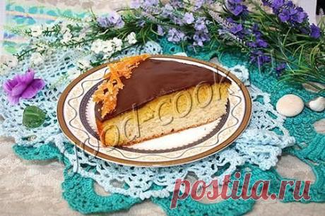 Хорошая кухня - апельсиновый пирог с шоколадной глазурью. Кулинарная книга рецептов. Салаты, выпечка.
