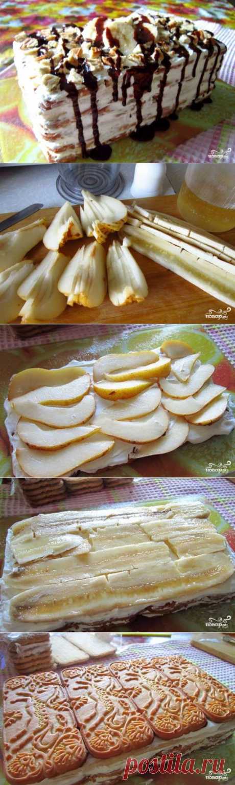 Торт из печенья - пошаговый кулинарный рецепт на Повар.ру
