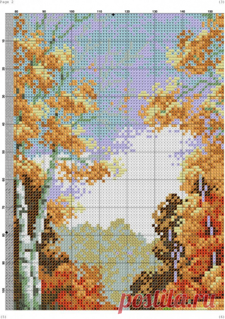 Вышивка Золотая роща скачать. Осенний пейзаж схема вышивки крестом. | Все о рукоделии: схемы, мастер классы, идеи на сайте labhousehold.com