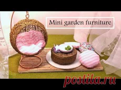 Miniature Garden Furniture- Swing chair- 3D Pen