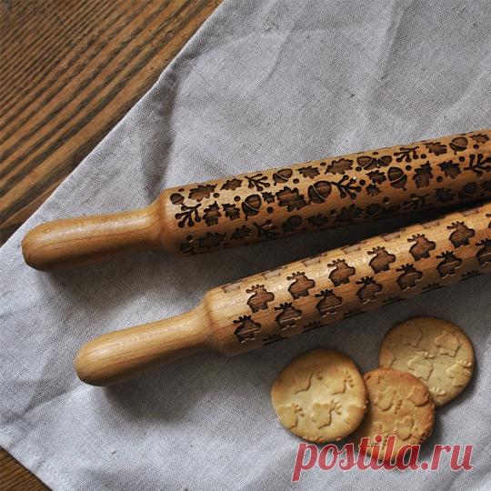 Скалка с узором 'Oak and Acorn' купить в интернет-магазине PichShop, цена в Москве