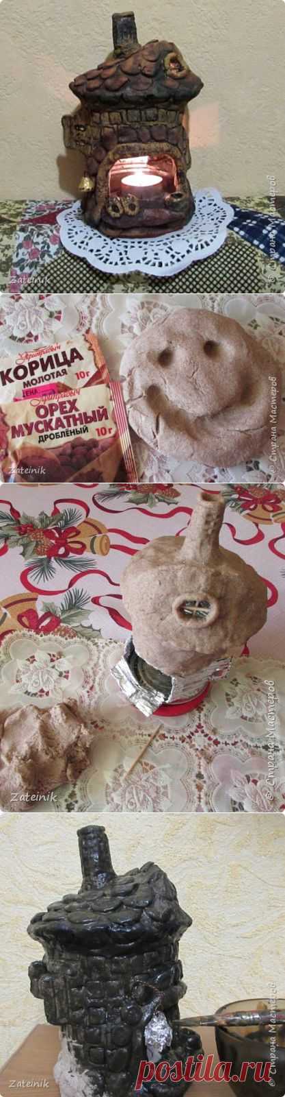 Ароматный домик подсвечник.