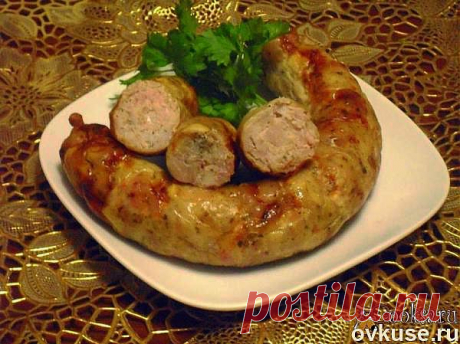 Домашняя рыбная колбаса - Простые рецепты Овкусе.ру