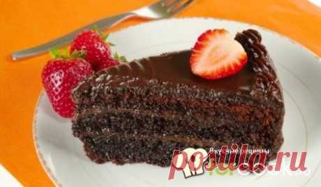 Шоколадный торт (без муки).