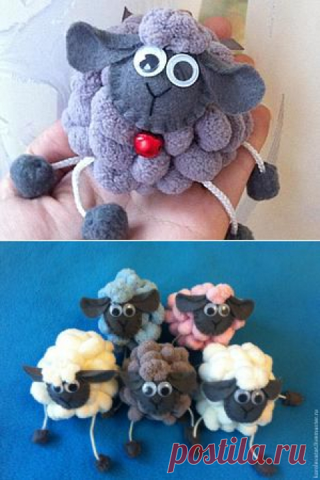 Шьем забавную малышку овечку - Ярмарка Мастеров - ручная работа, handmade
